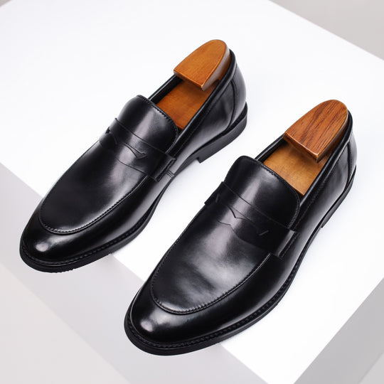 Bauluvio - Herren-Penny-Loafer aus Leder