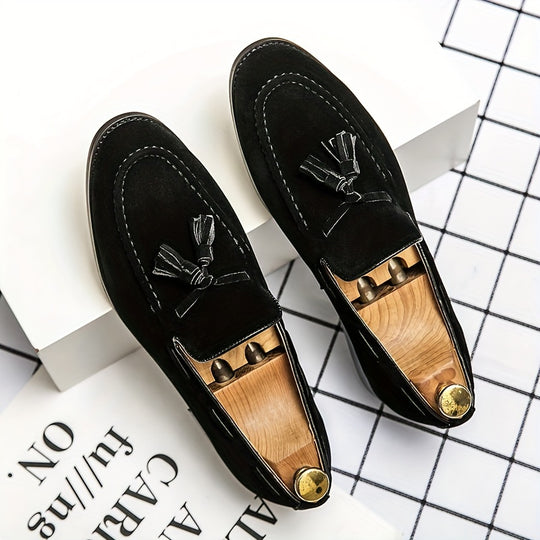 Bauluvio - Vintage Loafer aus Wildleder für Männer