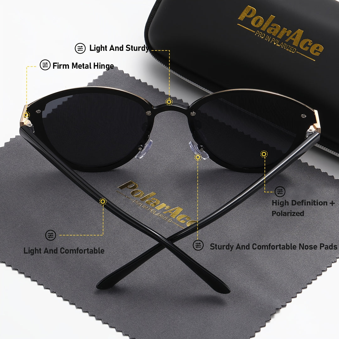 Bauluvio - Premium Polarized Cat Eye Sonnenbrille