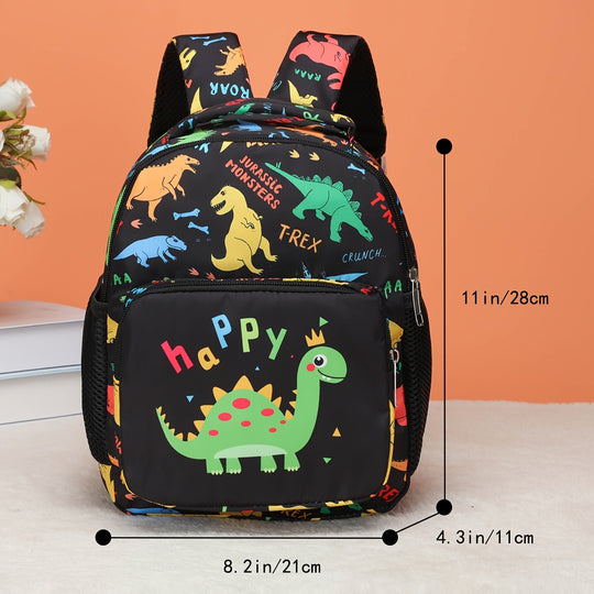 Bauluvio - Nylon-Stoff-Dino-Rucksack