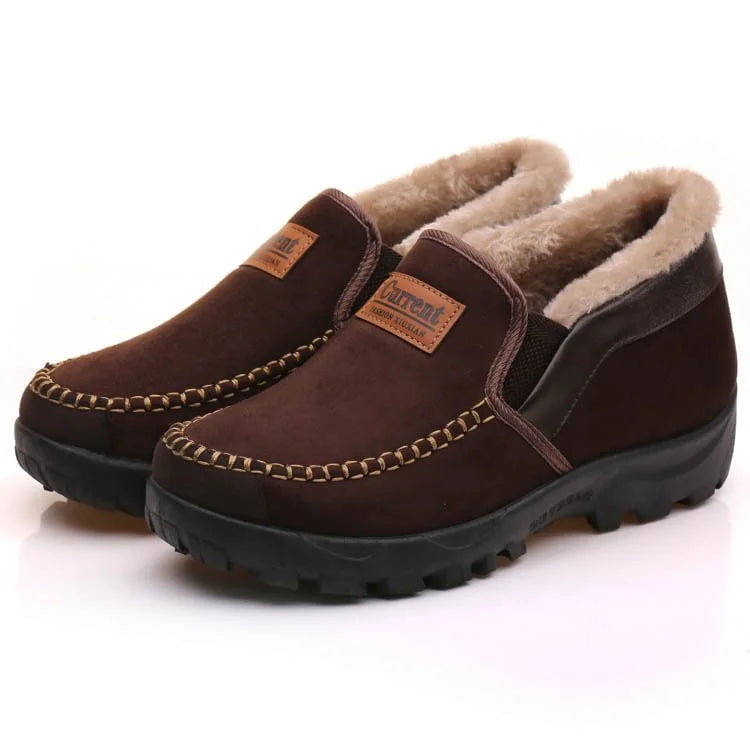 Bauluvio - Warme Winterstiefel aus Samt und Fleece