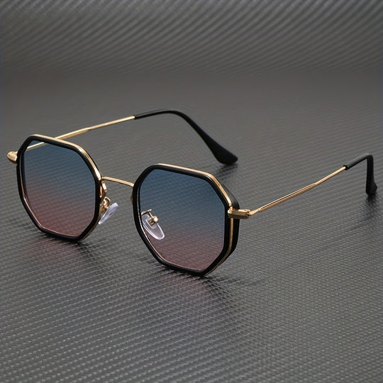 Bauluvio - Ombre Polygon Retro-Sonnenbrille