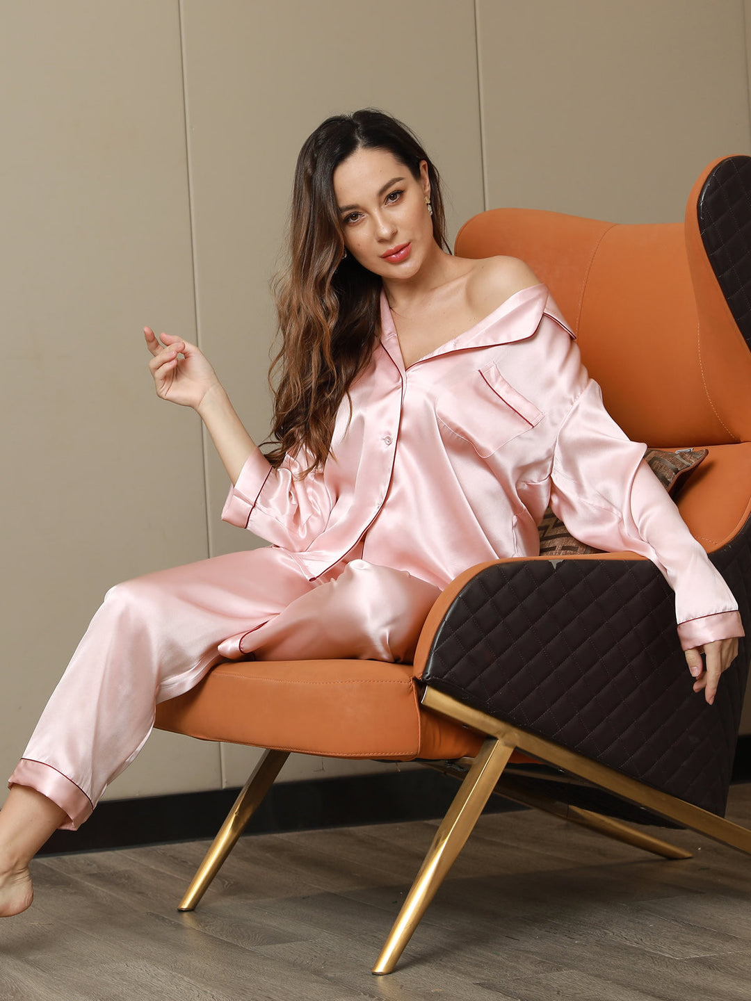 Bauluvio - Luxuriöses Pyjama-Set aus Seide für Frauen