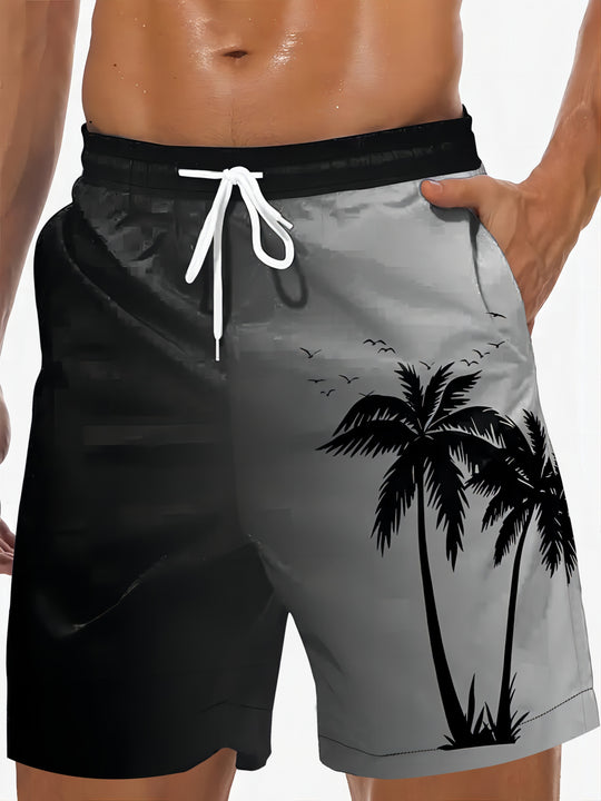 Bauluvio - Kokosnusspalmen-Strandshorts für Männer