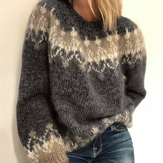 Bauluvio - Oversize-Strickpullover für Frauen