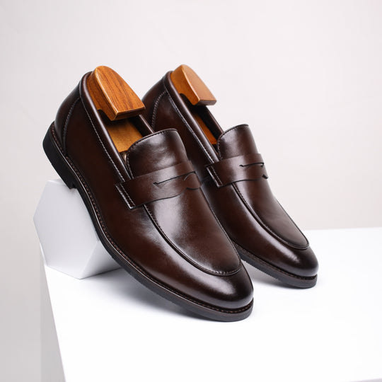 Bauluvio - Herren-Penny-Loafer aus Leder