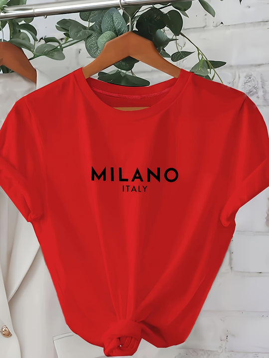 Milano T-Shirt mit Rundhalsausschnitt