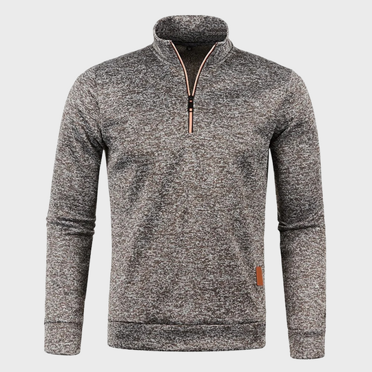 Bauluvio - Herren Zip-Up Pullover