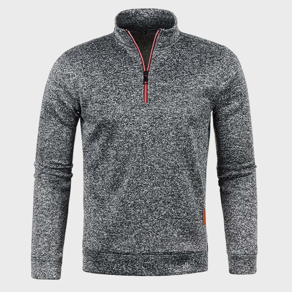 Bauluvio - Herren Zip-Up Pullover