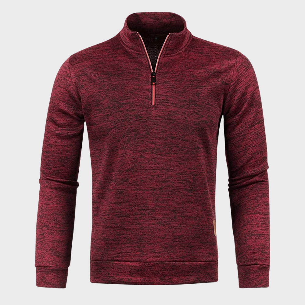 Bauluvio - Herren Zip-Up Pullover