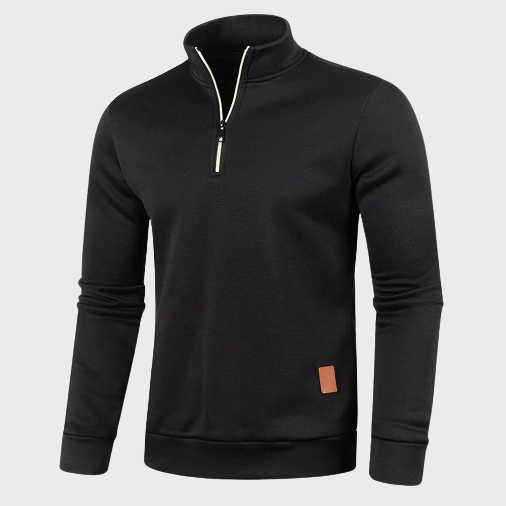 Bauluvio - Herren Zip-Up Pullover