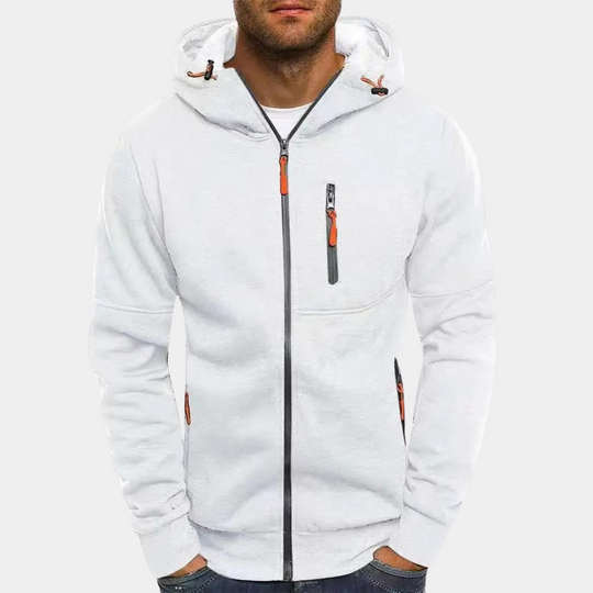 Bauluvio - Herren Zip-Up Hoodie