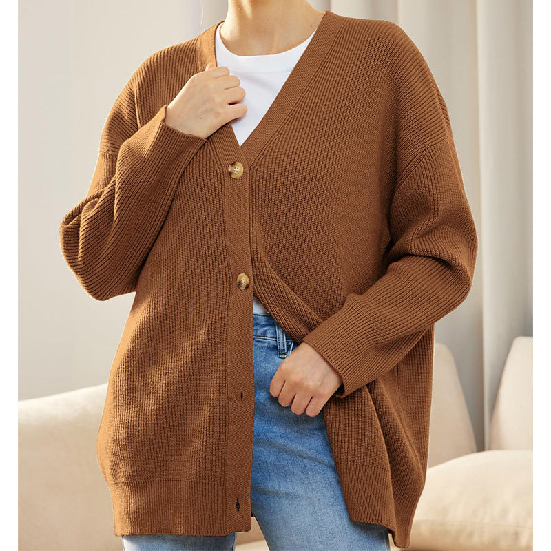 Bauluvio - Warme Kaschmir-Strickjacke für Frauen