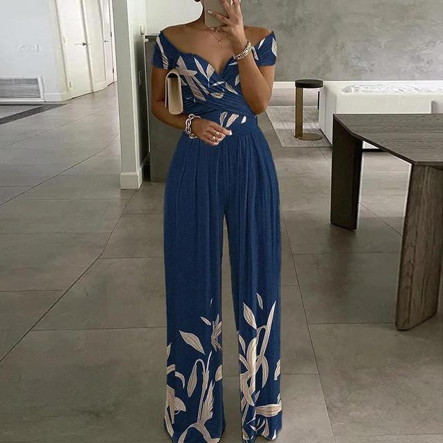 Damen Maxi Off-Shoulder Jumpsuit