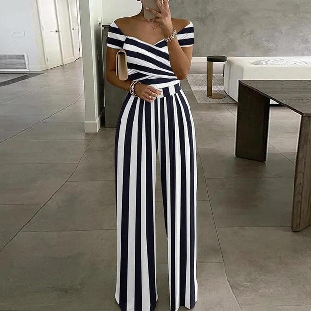 Damen Maxi Off-Shoulder Jumpsuit