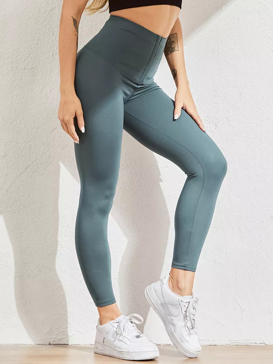 Bauluvio - Weit geschnittene einfarbige Leggings für Frauen