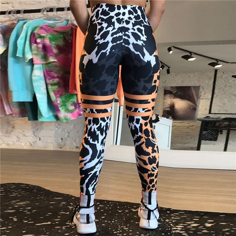 Bauluvio - Bedruckte Sport-Leggings für Frauen