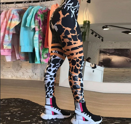 Bauluvio - Bedruckte Sport-Leggings für Frauen