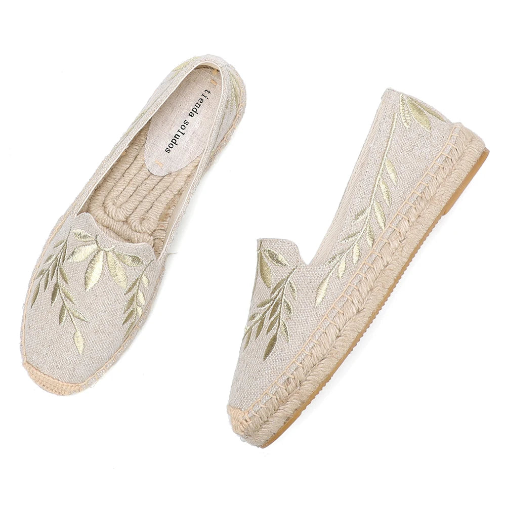 Bauluvio - Espadrilles mit runder Spitze für Frauen