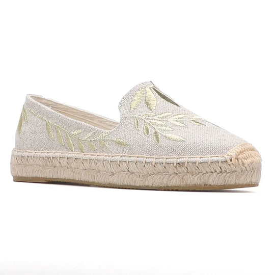 Bauluvio - Espadrilles mit runder Spitze für Frauen