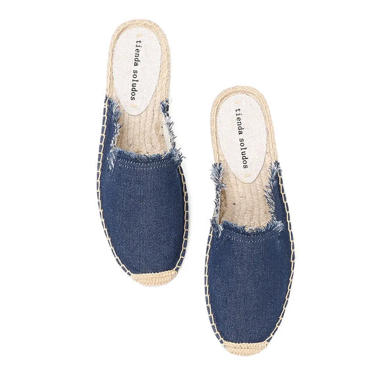 Bauluvio - Espadrilles aus Denim-Baumwoll-Gewebe