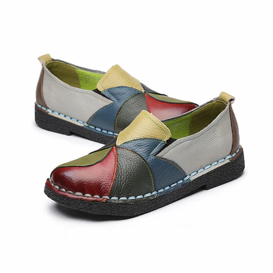 Bauluvio - Multicolored Leder Loafers für Frauen