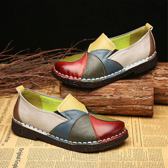 Bauluvio - Multicolored Leder Loafers für Frauen