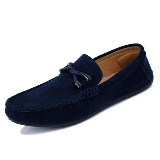 Herren Loafers mit Samtstruktur