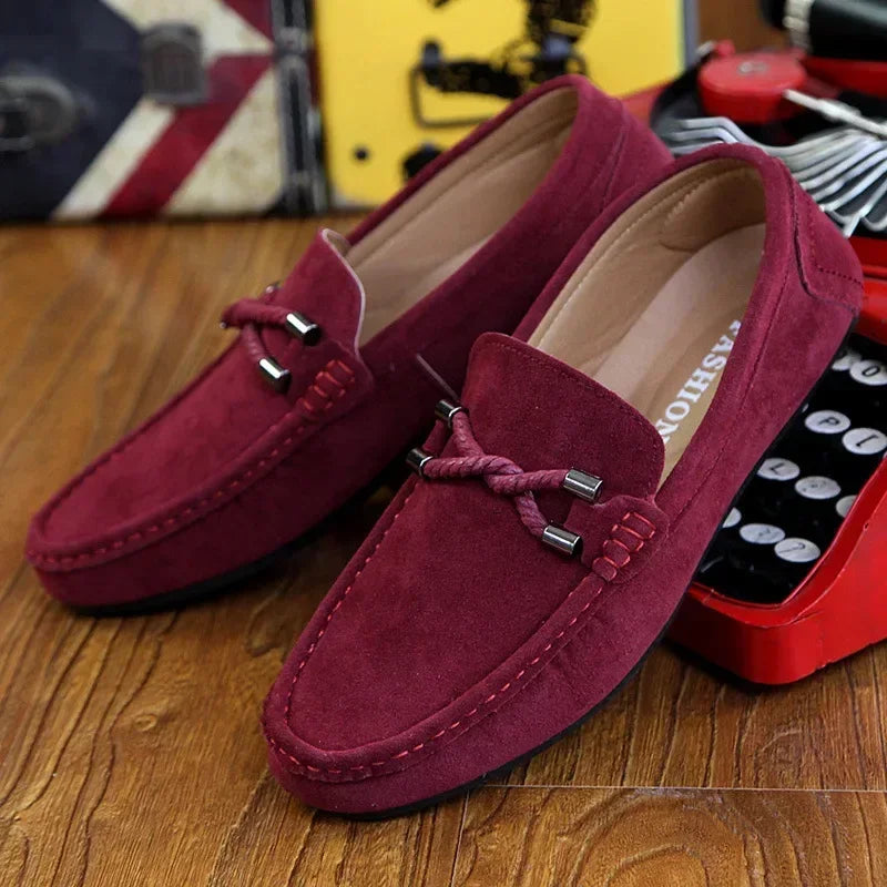 Herren Loafers mit Samtstruktur