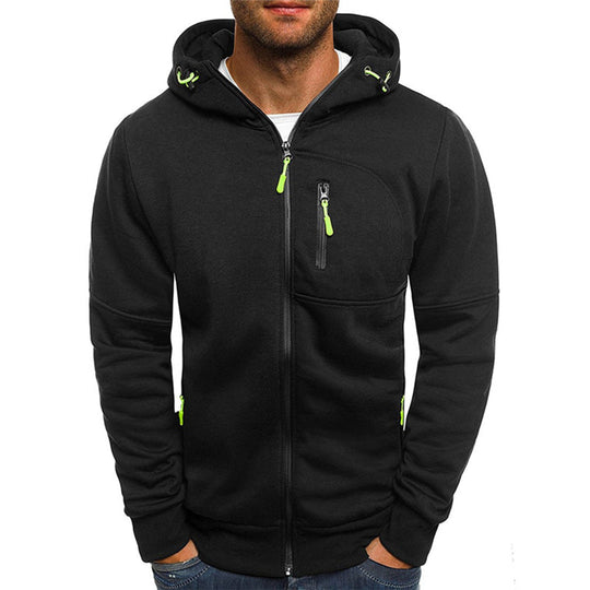 Bauluvio - Herren Zip-Up Hoodie