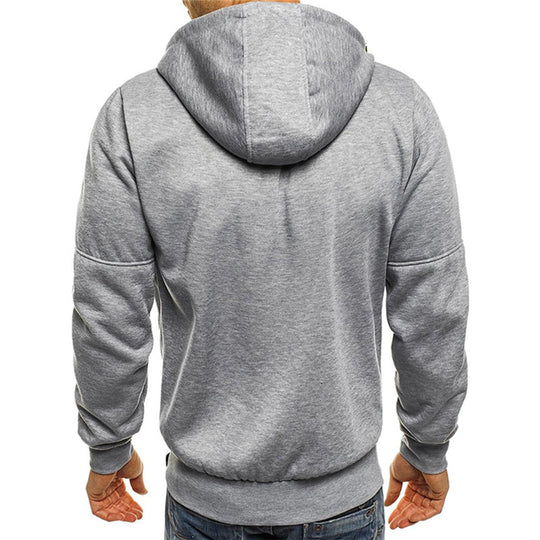 Bauluvio - Herren Zip-Up Hoodie