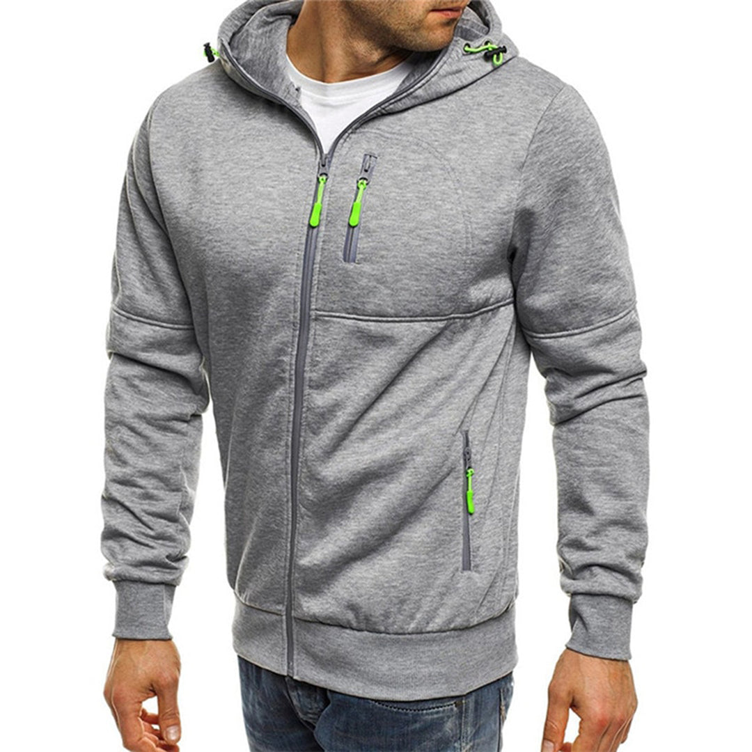 Bauluvio - Herren Zip-Up Hoodie