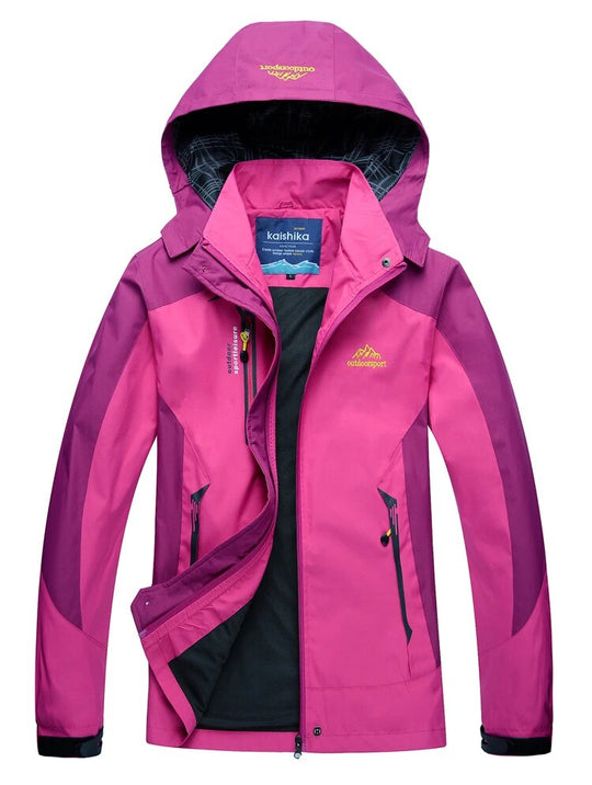 Bauluvio - Outdoor-Windjacke mit Kapuze für Frauen