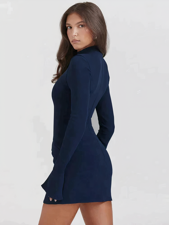 Bauluvio - Langärmeliges Bodycon-Kleid für Frauen