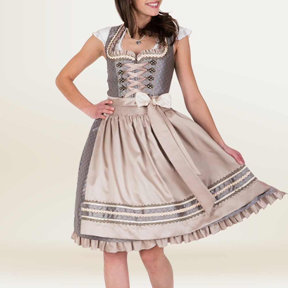 Bauluvio - Damen Elegantes Dirndl