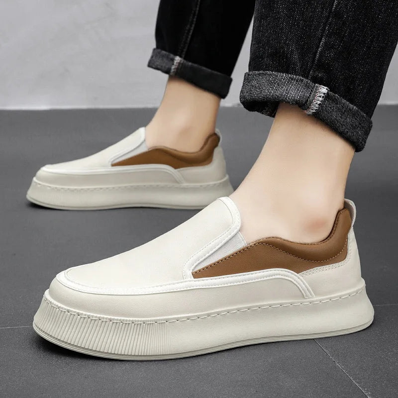 Bauluvio - Klassische Slip-On-Sneakers aus Canvas