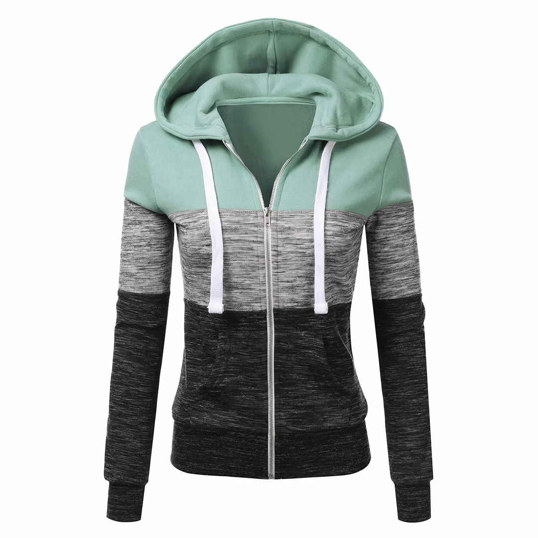 Bauluvio - Dreifarbiger Hoodie für Frauen