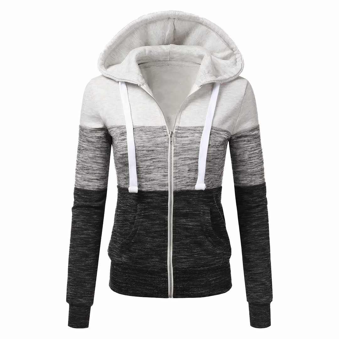 Bauluvio - Dreifarbiger Hoodie für Frauen