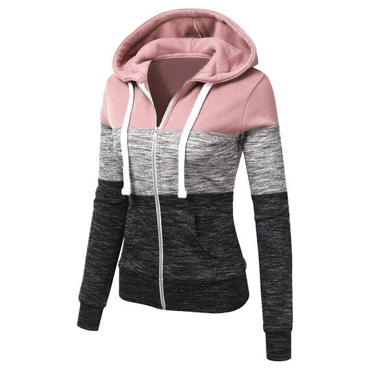 Bauluvio - Dreifarbiger Hoodie für Frauen