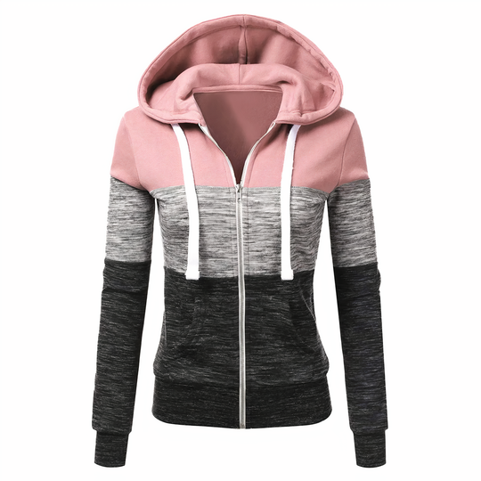 Bauluvio - Dreifarbiger Hoodie für Frauen