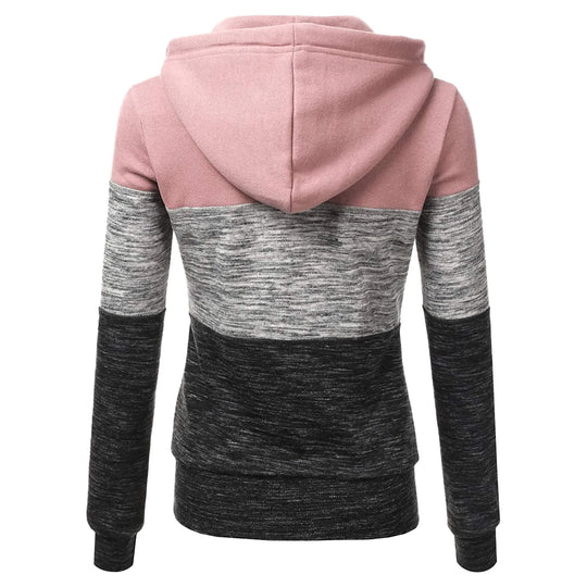 Bauluvio - Dreifarbiger Hoodie für Frauen