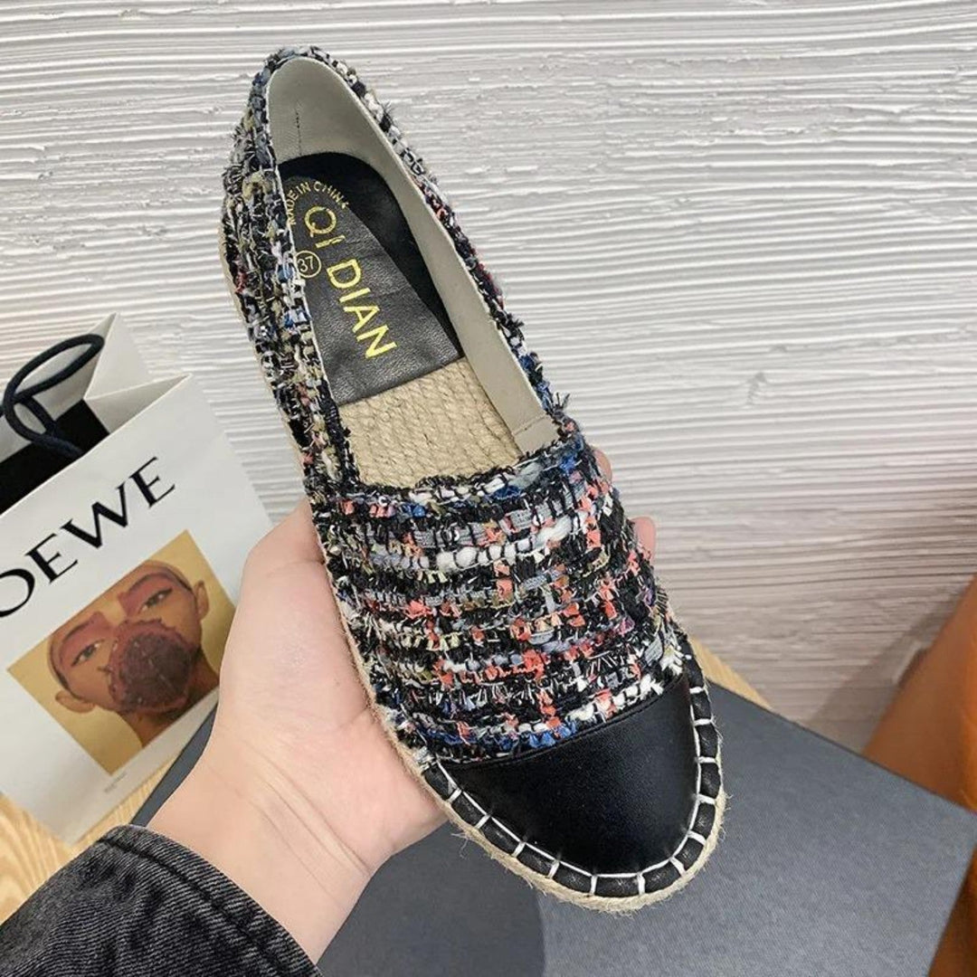 Bauluvio - Flache Espadrilles aus Segeltuch für Frauen