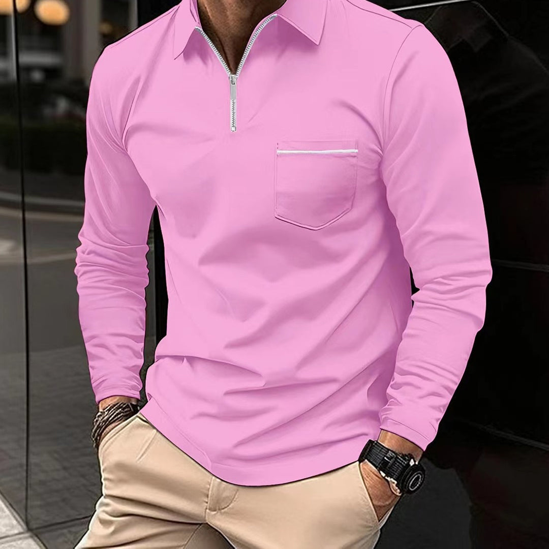 Bauluvio - Herren Casual Polo Pullover