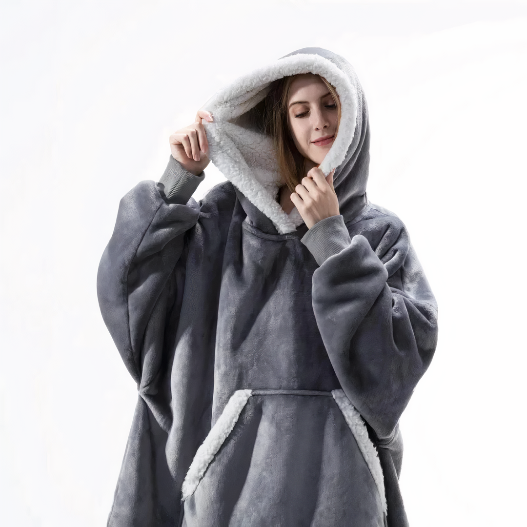 Bauluvio - Oversized-Kapuzenpulli für Frauen