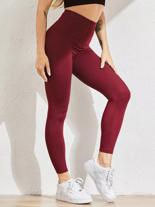 Bauluvio - Weit geschnittene einfarbige Leggings für Frauen