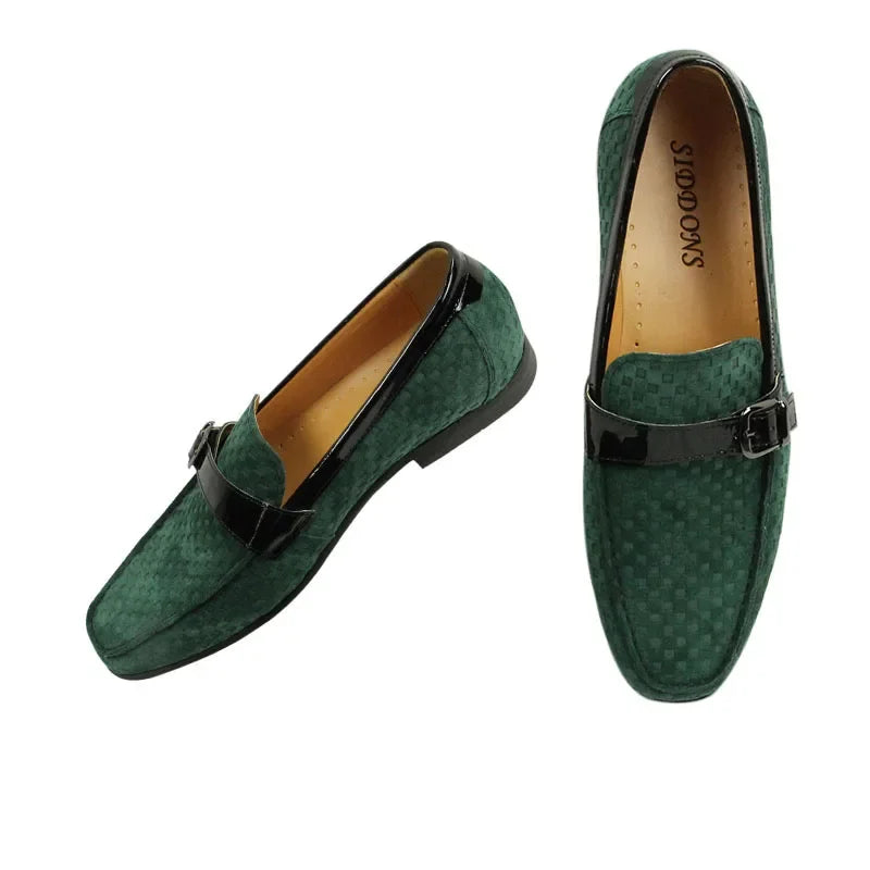 Bauluvio - Loafers aus Wildleder mit Metallschnalle