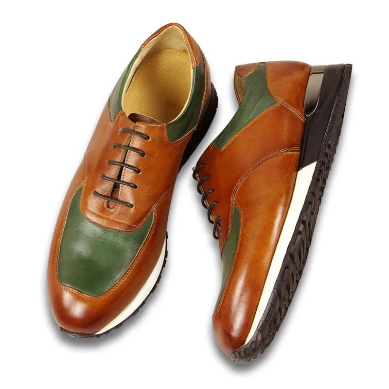 Bauluvio - Handgefertigte Leder Oxford Schuhe