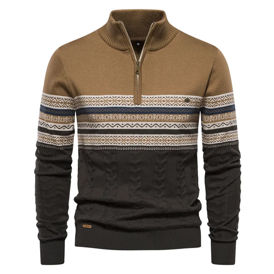 Bauluvio - Pullover mit Tribal-Print für Männer