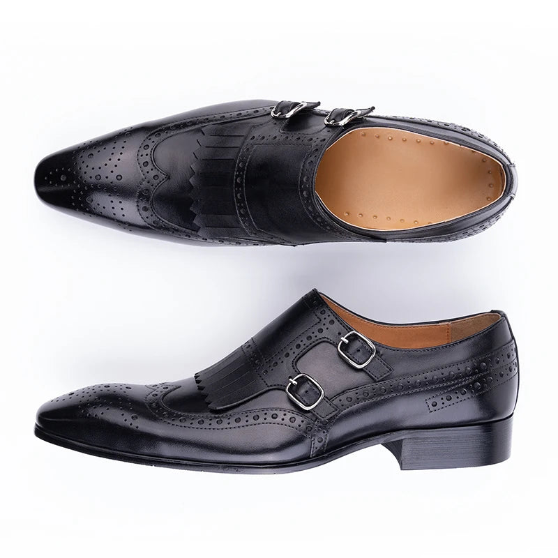 Bauluvio - Bequeme Monk Strap Brogues