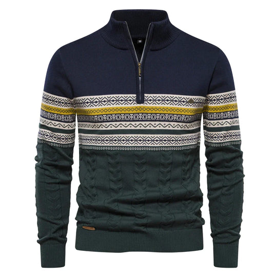 Bauluvio - Pullover mit Tribal-Print für Männer